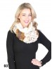 Leopard Print Plush Loop Scarf